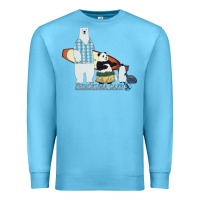 Ocean Blue shirokuma cafe Premium Sweatshirt - lanVoArt