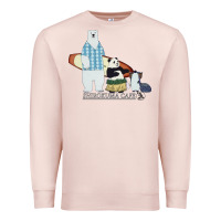 Pale Pink shirokuma cafe Premium Sweatshirt - lanVoArt