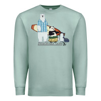 Seafoam shirokuma cafe Premium Sweatshirt - lanVoArt