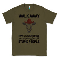 Army Green trusting people turned me into the heifer i am tod  black Classic Tee - Bettercallsaul