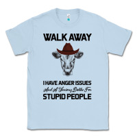 Dusty Blue trusting people turned me into the heifer i am tod  black Classic Tee - Bettercallsaul
