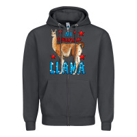 Smoke All American Lama Zipper Hoodie - LillyAllenDesigns