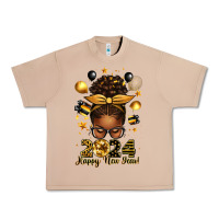 Burro 2024 happy new year  afro messy bun Urban Heavy Tee - texasbilliewilder