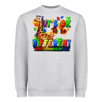 It's Ok To Be Different Autism Awareness Heavyweight Sweatshirt | Teevron