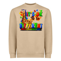 Mushroom it's ok to be different autism awareness Heavyweight Sweatshirt - FaDigitalArtStudio