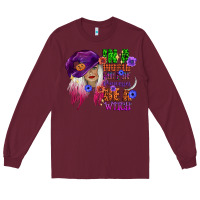 Burgundy in a world full of princesses be a witch Long Sleeve Tee - CowGirlArtShop