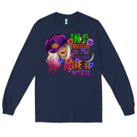 Navy in a world full of princesses be a witch Long Sleeve Tee - CowGirlArtShop