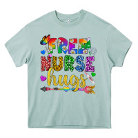 Arona Free Nurse Hugs Pride LGBTQ+ Heavy Core Tee - BundleAndBundleShop