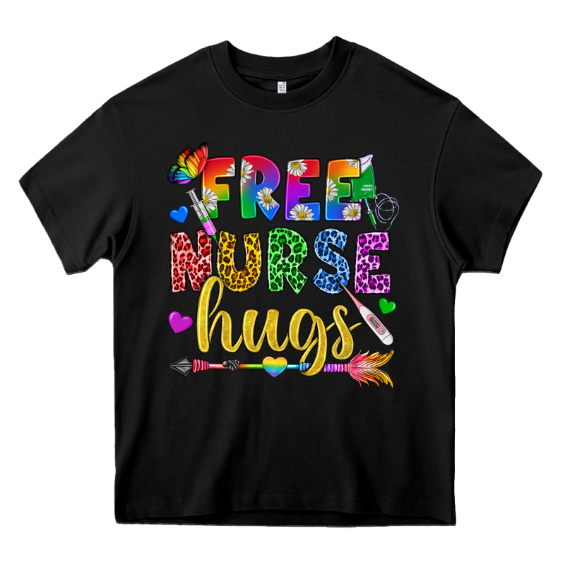 Free Nurse Hugs Pride Lgbtq+ Heavy Core Tee by BundleAndBundleShop | Teevron