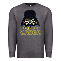 Charcoal Heather dart vader Premium Sweatshirt - lanVoArt