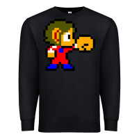 Black alex kidd 1 Premium Sweatshirt - lanVoArt