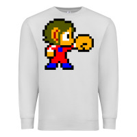 Dove Grey alex kidd 1 Premium Sweatshirt - lanVoArt
