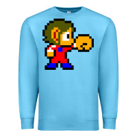 Ocean Blue alex kidd 1 Premium Sweatshirt - lanVoArt