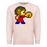 Pale Pink alex kidd 1 Premium Sweatshirt - lanVoArt