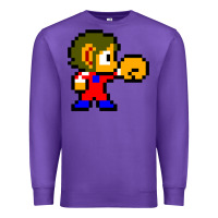 Purple alex kidd 1 Premium Sweatshirt - lanVoArt