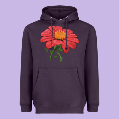 Del Sol Sunflower Heavyweight Hoodie Designed By Lillyallendesigns