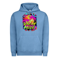 Pigment Pebble Blue vacay mode Urban Hoodie - BarkalooDesign