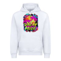 White vacay mode Urban Hoodie - BarkalooDesign