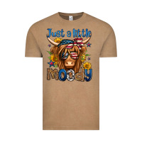 Vintage Coffee just a little moody 4th of july long haired cow Vintage Tee - Jasminsmagicworld