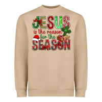 Jesus Is The Reason For The Season Christmas Bbs Heavyweight Sweatshirt | Teevron