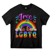 Black Western Free To Be Lgbtq Heavy Core Tee - BundleAndBundleShop