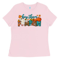 Bubblegum Pink Western Hey There Pumpkin Ladies Tee - LillyAllenDesigns