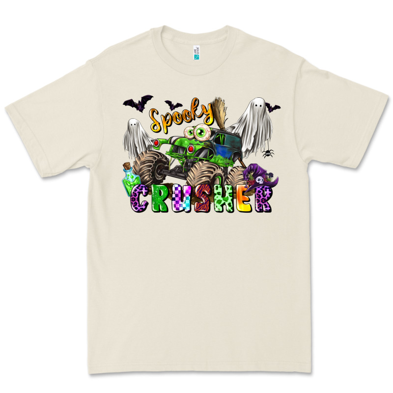 Spooky Crusher Monster Truck Premium Tee by LillyAllenDesigns | Teevron