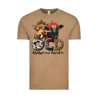 Vintage Coffee OCD Obsessive Cow Disorder Vintage Tee - texasbilliewilder