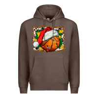 Coffee basketball christmas Premium Hoodie - FaDigitalArtStudio