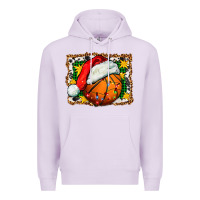 Lilac basketball christmas Premium Hoodie - FaDigitalArtStudio