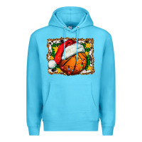 Ocean Blue basketball christmas Premium Hoodie - FaDigitalArtStudio