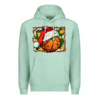 Seafoam basketball christmas Premium Hoodie - FaDigitalArtStudio