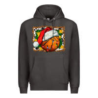 Smoke basketball christmas Premium Hoodie - FaDigitalArtStudio