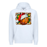 White basketball christmas Premium Hoodie - FaDigitalArtStudio