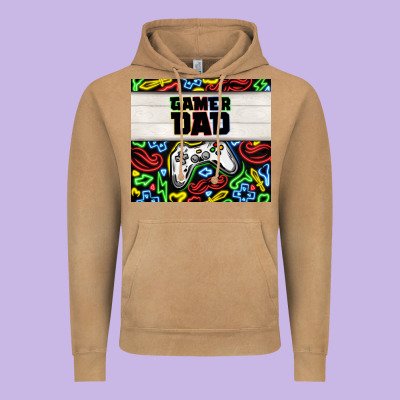 Gamer Dad Vintage Hoodie Designed By Tumblerdesignbyshophia
