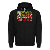 Black The Boy Who Stole Christmas Zipper Hoodie - CowhideDigitalArt