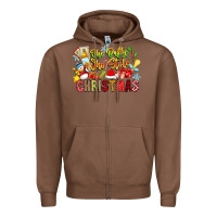 Chestnut The Boy Who Stole Christmas Zipper Hoodie - CowhideDigitalArt