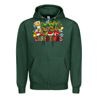 Sports Green The Boy Who Stole Christmas Zipper Hoodie - CowhideDigitalArt