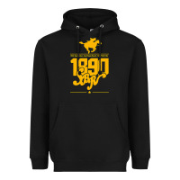 Black steel ball run 1890 Heavyweight Hoodie - lanVoArt
