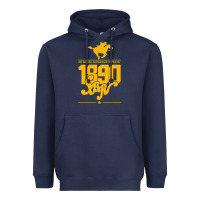 Navy steel ball run 1890 Heavyweight Hoodie - lanVoArt