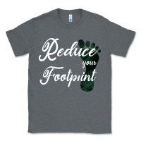 Charcoal Heather Climate Change Reduce Your Carbon Footprint Gift Classic Tee - Bettercallsaul