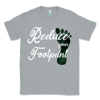 Heather Grey Climate Change Reduce Your Carbon Footprint Gift Classic Tee - Bettercallsaul