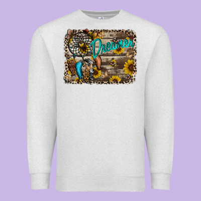 Dreamer Premium Sweatshirt Designed By Racoondesign