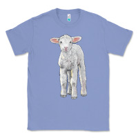 Colony Blue merino wool baby sheep Classic Tee - LillyAllenDesigns