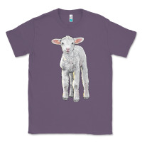 Lavender merino wool baby sheep Classic Tee - LillyAllenDesigns