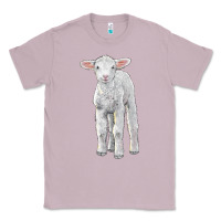 Lilac merino wool baby sheep Classic Tee - LillyAllenDesigns