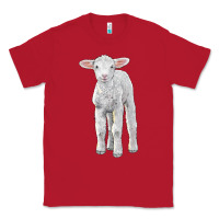 Red merino wool baby sheep Classic Tee - LillyAllenDesigns