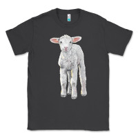 Smoke merino wool baby sheep Classic Tee - LillyAllenDesigns