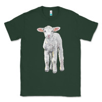 Sports Green merino wool baby sheep Classic Tee - LillyAllenDesigns