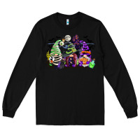 Black halloween gnome Long Sleeve Tee - CowGirlArtShop
